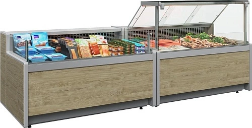 Витрина холодильная CARBOMA GC111 SM 2,5-1 1010 мариель — изображение 4