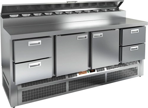 Стол для пиццы HICOLD PZE2-2112/GN (1/6H) З