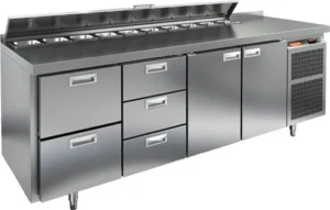 Стол холодильный для салатов HICOLD SL2-2311GN (1/6) З