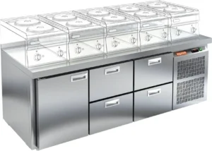 Стол холодильный HICOLD GN 122 BR2 BT LT под тепловое оборудование