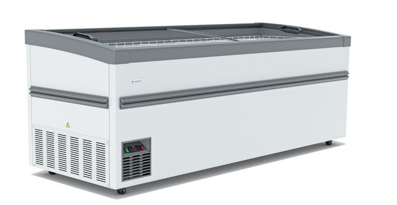 Ларь-бонета комбинированная FROSTOR UF 2500 ВЕ серый с делителями