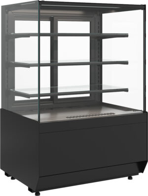Витрина кондитерская Carboma KC70 VM 1,3-2 Standard версия 2.0 открытая (Techno 9005)